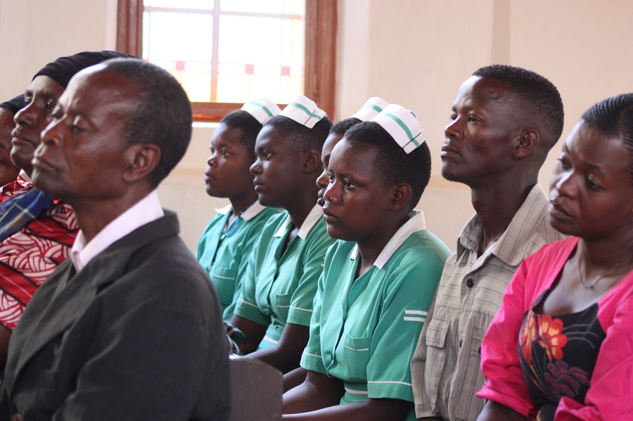 The nurses who helped take care of Sr. John Battista came to mourn their patient's death