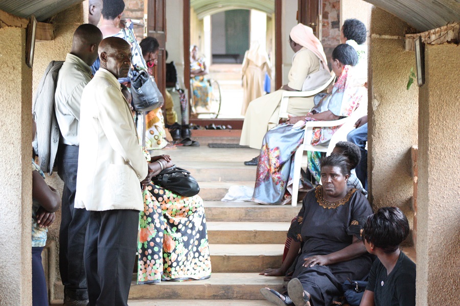 The church was overflowing with support for the late sister