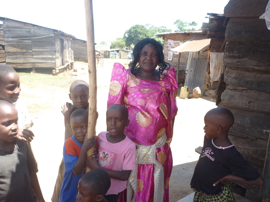 This woman was celebrating a special occasion when Colleen Cheney, International Program Director, encountered her at the markets by Lake Victoria.