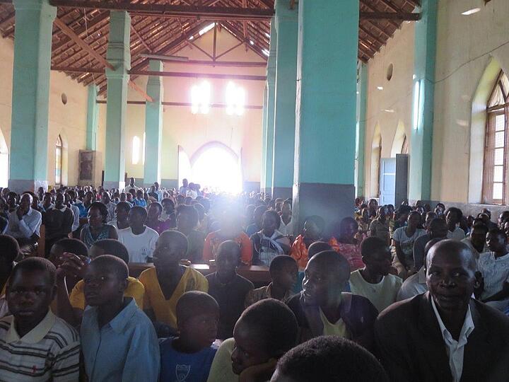 The church is full.